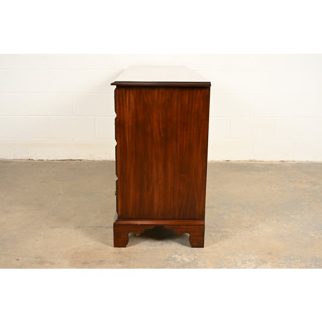 Harden Furniture Georgian Solid Cherry Wood Eleven-Drawer Dresser For Sale - Image 12 of 14