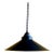 1970s Danish Black Pendant Lamp by E. S. Horn For Sale