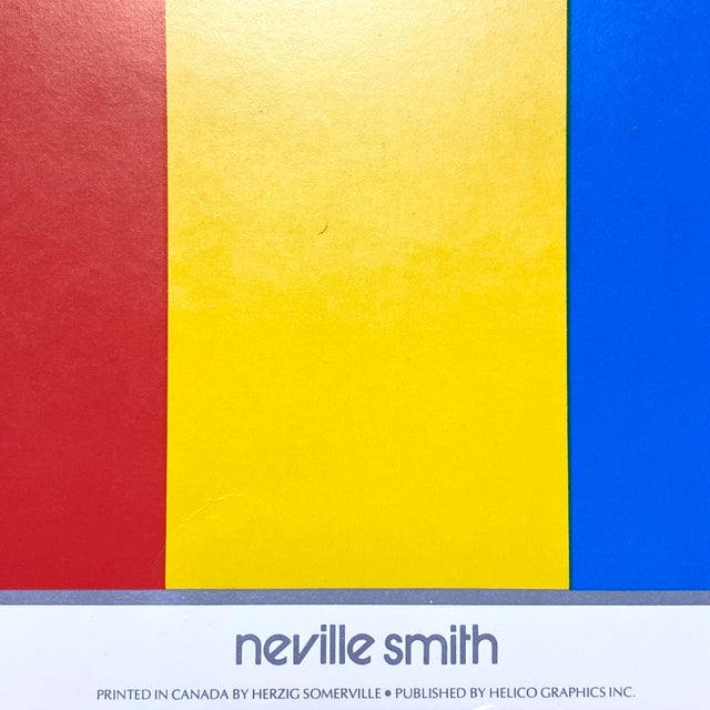 1970s 1972 “Exhibition” Neville Smith Pop Art Saw Gallery Poster For Sale - Image 5 of 5