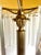 Metal 1950s Hollywood Regency Crystal Brass and Marble Statement Lamp For Sale - Image 7 of 12