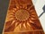 Vintage French Style Side Table W a Sunburst Inlay For Sale - Image 10 of 12