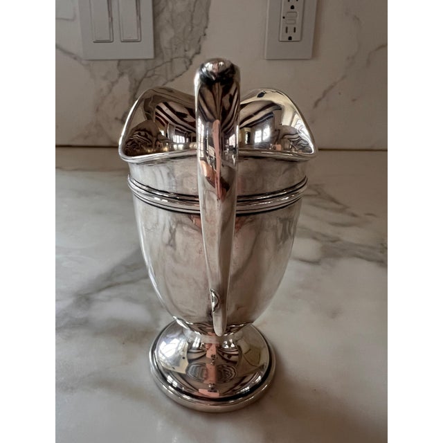 Metal 1940s Neoclassical Sterling Silver Cream and Sugar Set For Sale - Image 7 of 17