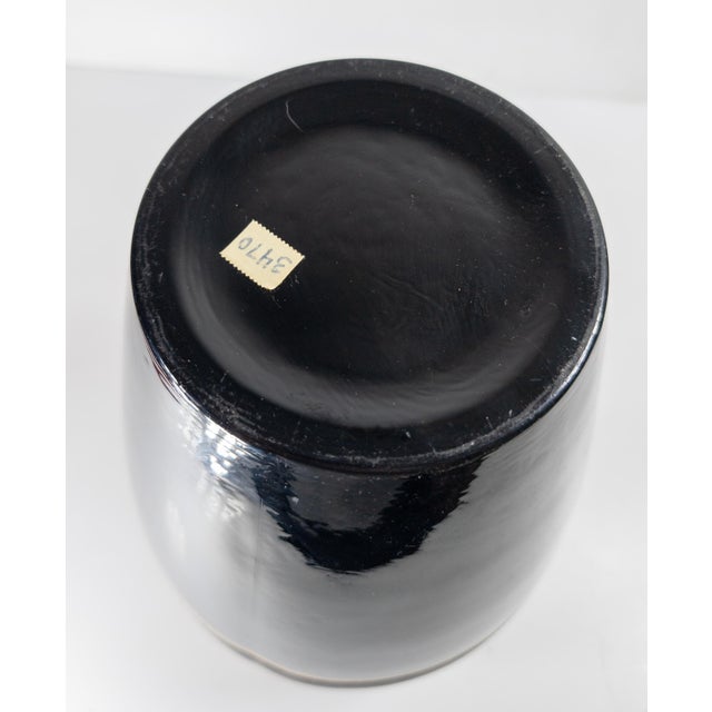 Early 20th Century Bohemian Czech Art Glass Vase With Gilt Bands and Acid Etched Wood Grain For Sale - Image 11 of 11