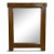 Wood Belgian Brutalist Oak Mirror, 1960s For Sale - Image 7 of 8