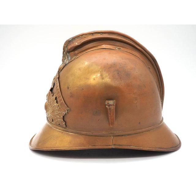 Early 20th Century French Fire Helmet, France, 1890s For Sale - Image 6 of 10