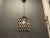 Bronze crystal light pendant latern height including chain and ceiling canopy 75 cm height without chain and ceiling...