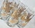 Mid Century 22kt Gold Leaf Tumblers- Set of Eight For Sale - Image 10 of 12
