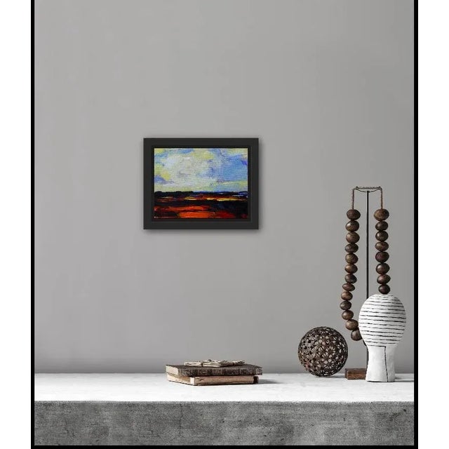 Abstract Sunset Modern Contemporary Acrylic Painting For Sale - Image 11 of 12