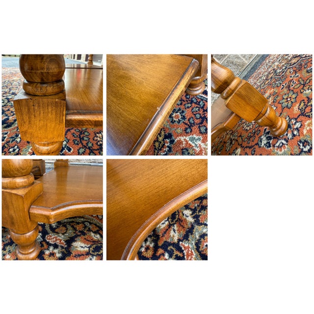 Vintage Pennsylvania House Rustic Traditional Solid Maple Tiered 1 Drawer Nightstands - A Pair For Sale - Image 17 of 17