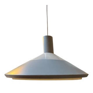 Vintage Gray Klasspendel Ceiling Lamp from Louis Poulsen, 1970s For Sale