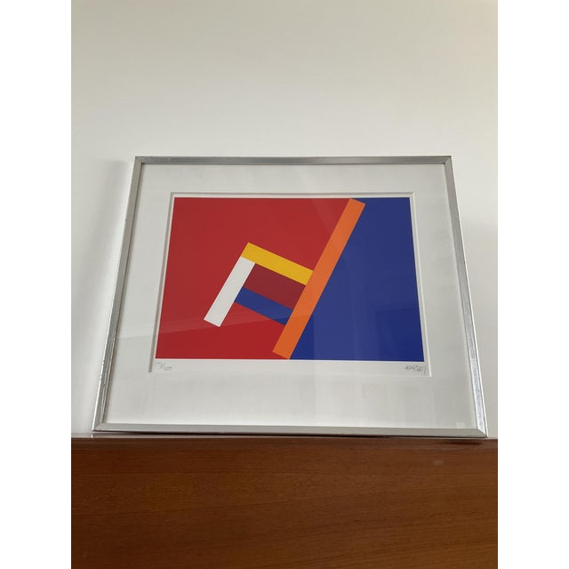 1960s Per Anoldi, Abstract Composition, Print, 1960s, Framed For Sale - Image 5 of 15