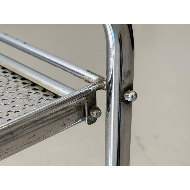 French Art Deco Bar Trolley with Removable Oil Lamps, 1940s For Sale - Image 10 of 17