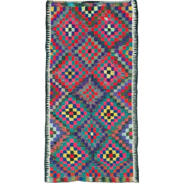 Vintage Persian Flatweave Kilim Rug – Size: 4' 10" X 9' 7" For Sale - Image 11 of 11