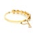 Victorian Antique English Victorian Diamond Wild Rose Floral Bangle Bracelet in 15k Gold For Sale - Image 3 of 10