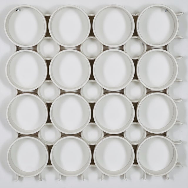 Space Age White Plastic Wall or Ceiling Panels System, Switzerland, 1970s For Sale - Image 5 of 11