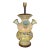 1970s Italian Cantagalli Majolica Trumpet Vase Lamp For Sale