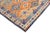 Art Deco 1990s Tribal Kilim Rust Blue Wool Rug - 8'5" X 10'1" For Sale - Image 3 of 7