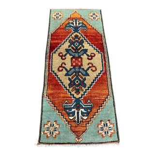 Turkish Yastik Rug 1'3" x 2'10" For Sale