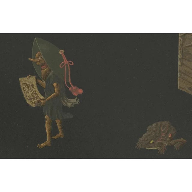 Grotesque Fantasies in Vibrant Detail, 1884, Paper For Sale - Image 4 of 6