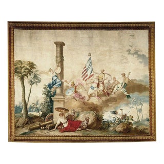 Vintage America Tapestry, 1980 For Sale