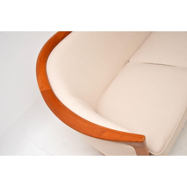 Vintage Swedish Teak Sofa attributed to Bertil Fridhagen, 1960s For Sale - Image 10 of 13