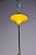 Metal Mid Century Italian Chrome and Yellow Four Light Fixture For Sale - Image 7 of 9
