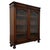 Early 20th Century Antique English Oak Glazed Display Cabinet For Sale - Image 6 of 12