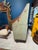 Rustic Antique Painted Pine Slant-Front Desk With Original Graffiti Patina For Sale - Image 3 of 12