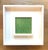 Acrylic on canvas covered cradled wood panel, framed in a duo style white wooden frame, 13 x 13 x 1.5. Back wired, ready...