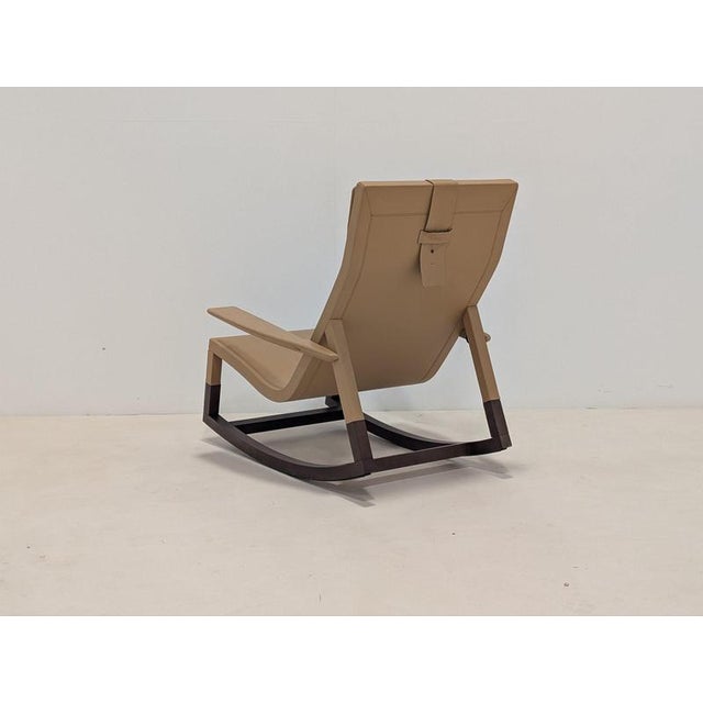 Dondo Rocking Chair from Poltrona Frau For Sale - Image 4 of 13