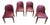 Art Deco Gondola Chairs, Set of 4 For Sale