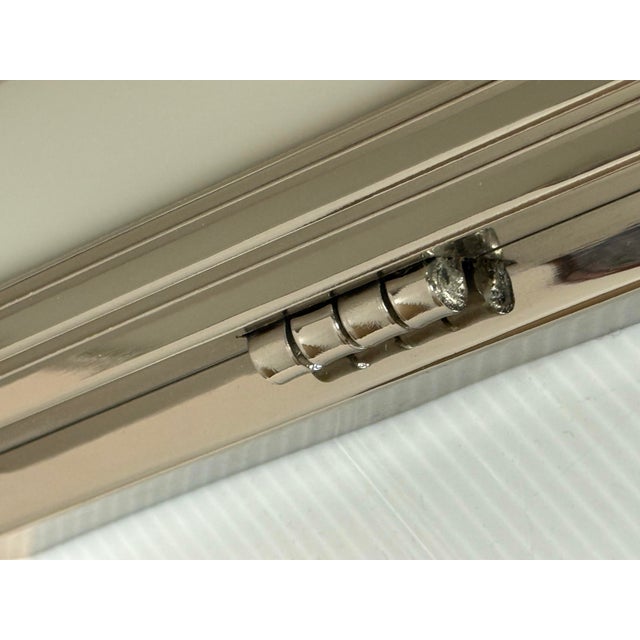 Silver Restoration Hardware Barton Flush Mount For Sale - Image 8 of 12