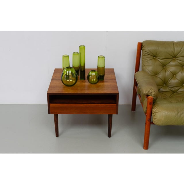 Danish Rosewood Side Table with Drawer, 1960s For Sale - Image 17 of 18