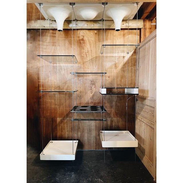 Italian Suspended Shelf, 1970s For Sale - Image 14 of 14