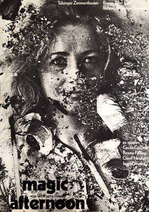 Magic Afternoon Original Theater Poster by Frieder Grindler, 1969