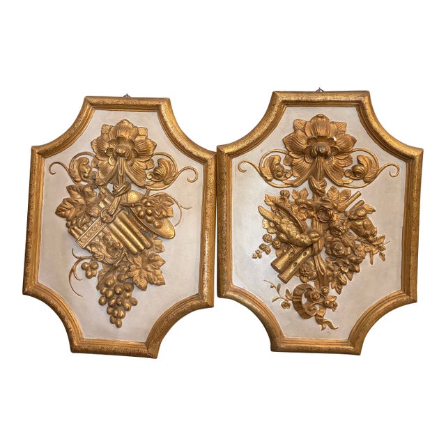 Vintage Borghese Wall Plaques For Sale