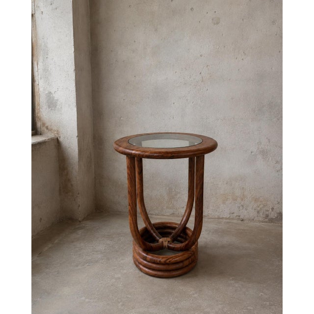 1970s Mid Century Bentwood Side Table For Sale - Image 5 of 6