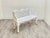 French Vintage Cast Aluminum Outdoor Bench For Sale - Image 3 of 10