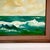 1970s 1972 Vintage Coastal Impressionist Original Seascape Oil Painting - Artist Signed, Framed For Sale - Image 5 of 12