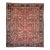 Vintage Oversized Persian Mahal Sultanabad Rug, Hand-Knotted Wool, Geometric Pattern, 12x15, Red & Navy For Sale