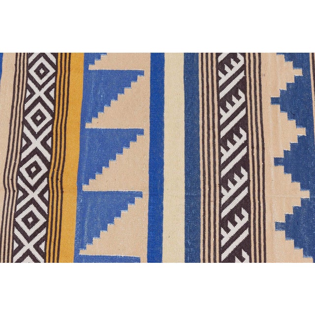 Modern Indian Dhurrie Rug by Doris Leslie Blau For Sale In New York - Image 6 of 8