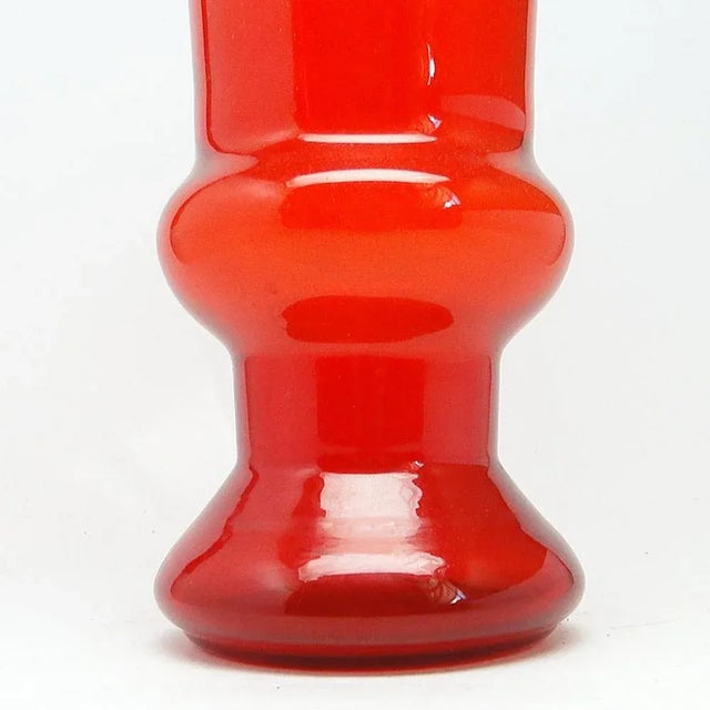 Glass Postmodern Vase from Ząbkowice Glassworks, Poland, 1970s For Sale - Image 7 of 9