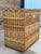 Bielecky Brothers Vintage Woven Rattan Three-Drawer Chest With Braided Trim and Brass Hardware For Sale - Image 4 of 11