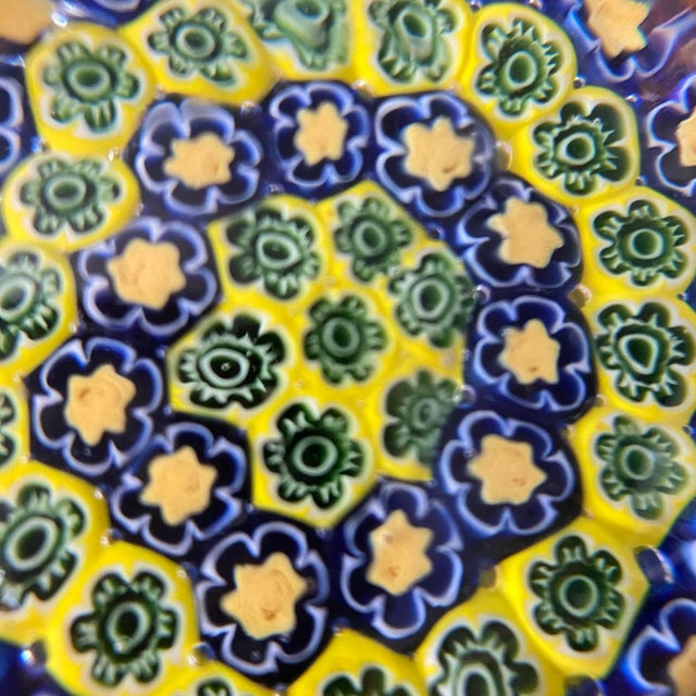 Murano glass Millefiori paper weight.
