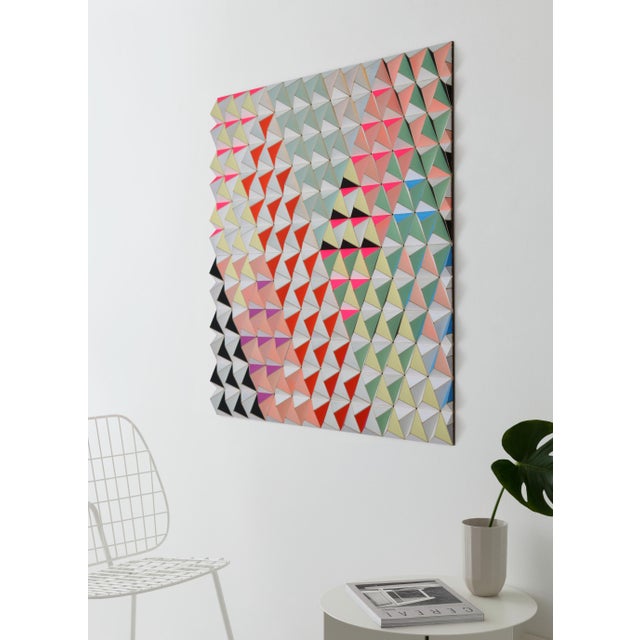 Early 21st Century Sebastian Welzel, Fis-3 Topographie, Laminated Cardboard, Limited Edition 20 of 20 For Sale - Image 5 of 8