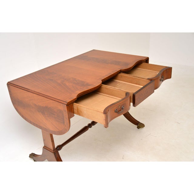 Drop Leaf Side Table, 1910s For Sale - Image 12 of 13