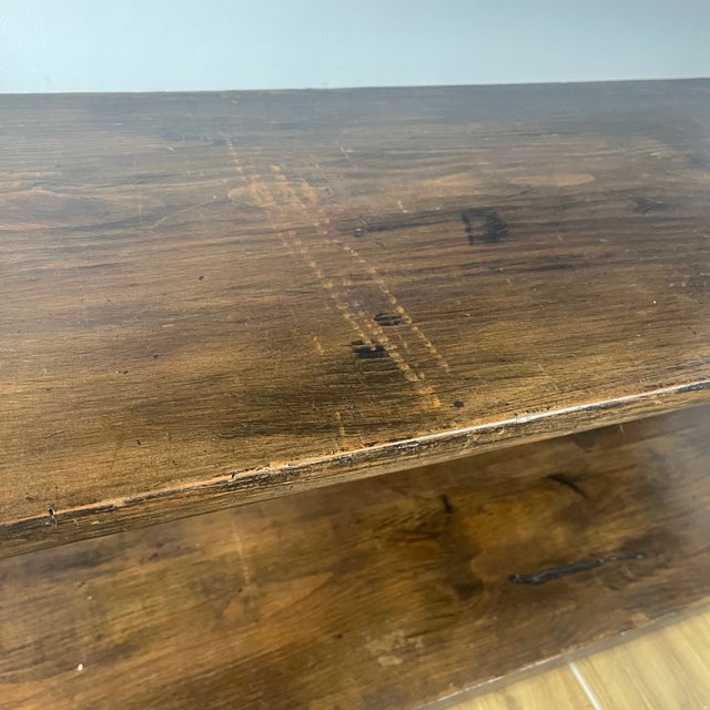 Vintage Wood Console Table, 1920s For Sale - Image 14 of 18