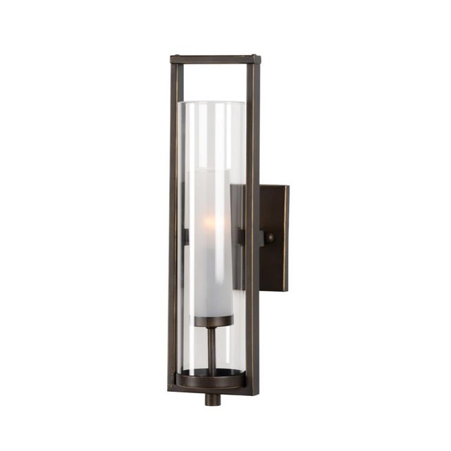 Contemporary Wildwood Lancaster Sconce - Bronze For Sale - Image 3 of 3