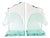 Glass Horse Head Bookends, Vienna, Austria, 1970s, Set of 2 For Sale