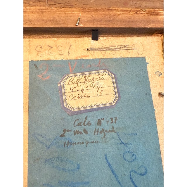 Gold Adolphe-Félix Cals (French, 1810–1880) "Une Rue À Honfleur" C. 1870 For Sale - Image 8 of 12